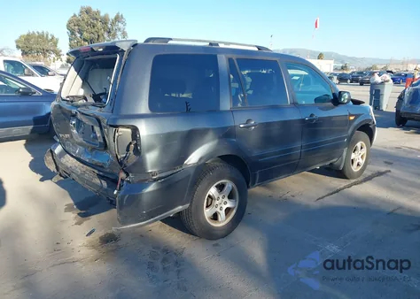 2006 Honda Pilot Ex-L из США, поврежденный, VIN 2HKYF18796H552651